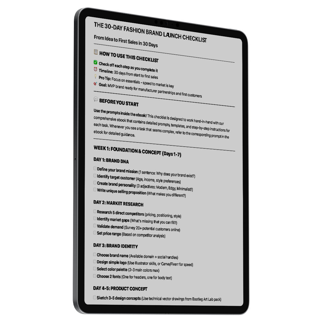 Guide-checklist-mockup pack