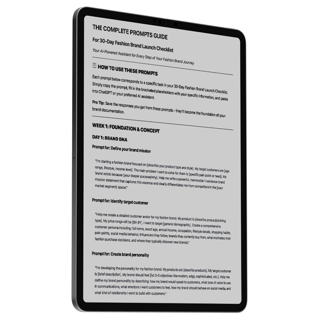 Guide-prompt-mockup pack