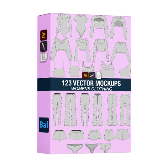 Mockups Womens Pack Vector (+100)