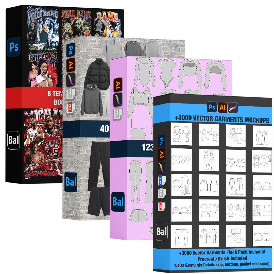 Vector Mockup Pack Clothing