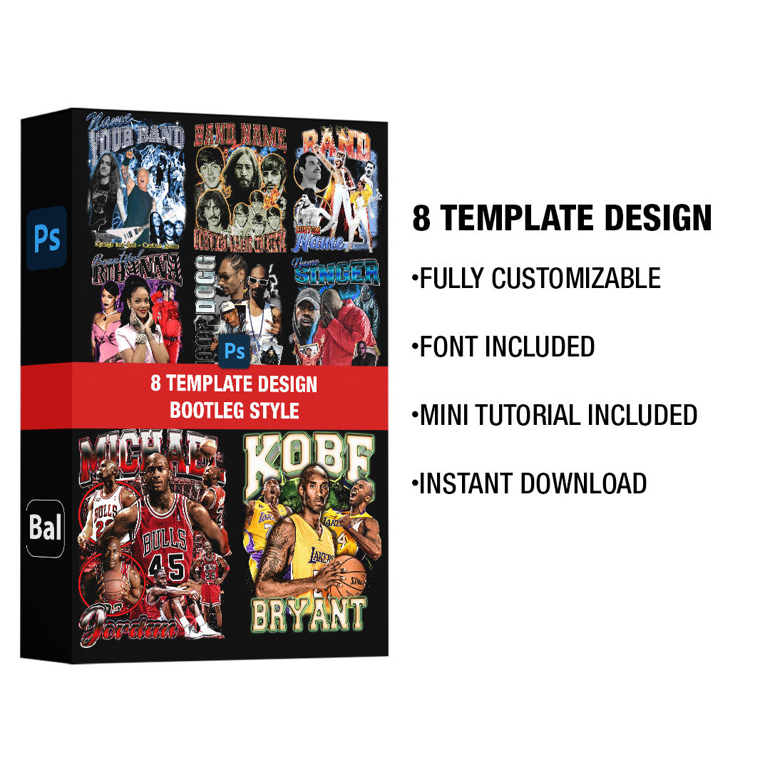 Template Design Bootleg style